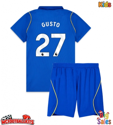Chelsea Malo Gusto #27 Replica Home Stadium Kit for Kids 2026-27 Short Sleeve (+ pants)